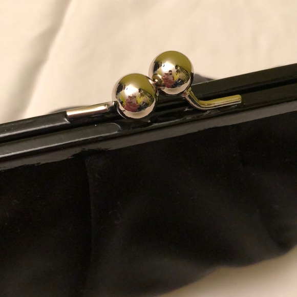 Coach Black satin evening clutch or wristlet - Picture 8 of 8